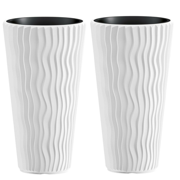 Metro Lane Holmgren Plastic Plant Pot & Reviews Wayfair.co.uk